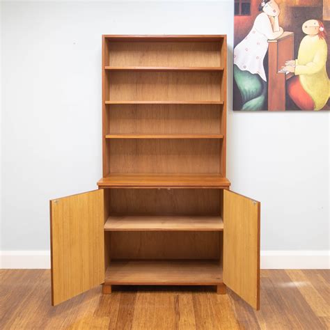 What is a modular bookshelf? 6948R - Retro Vintage Teak 4 Tier Bookcase / Bookshelf - 2 ...