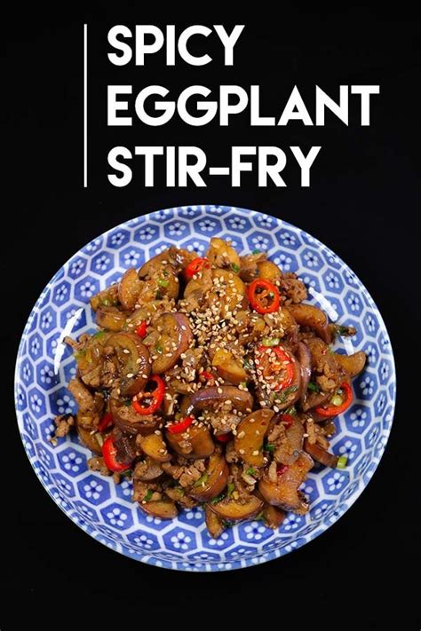 Spicy Eggplant Stir Fry Recipe And Video Seonkyoung Longest