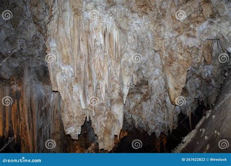 Stalagmites And Stalactites At Carlsbad Caverns National Park Editorial
