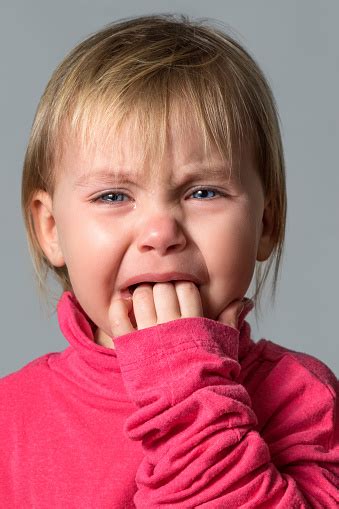 Crying Baby Girl Isolated Stock Photo Download Image Now Crying