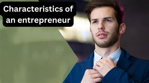 9 Characteristics Of An Entrepreneur Youtube