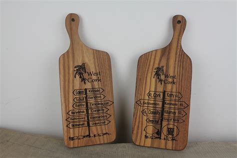 Engraved Solid Wood Cheese Boards Handmade
