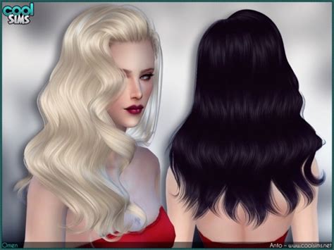 Anto Omen Hair By Alesso Sims 4 Hair