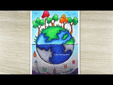 Colorful Drawings Easy Drawings World Environment Day Posters Save