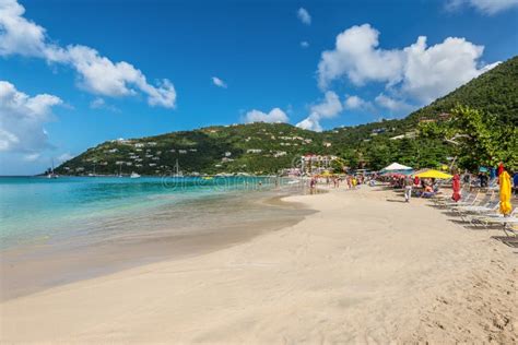 Cane Garden Beach In Cane Garden Bay Tortola British Virgin Islands Editorial Photo Image Of