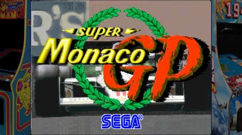 Super Monaco Gp Arcade Sega 1989 Passeando No Jogo Youtube