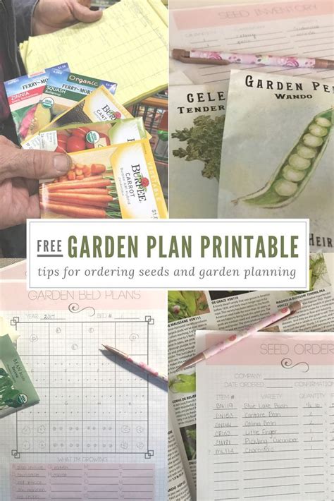 Design your own garden layout for a backyard, container, raised bed or square foot garden. {Free Printable Garden Planner} How Does Your Garden Grow | Garden planning, Garden planner ...