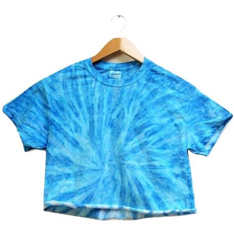 Neon Collection Sapphire Tie Dye Unisex Cropped Tee Tie Dye Tie Dye T Shirts Crop Tops