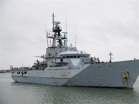 Royal Navy Patrol Vessel Returns To Port For First Time In 12 Years