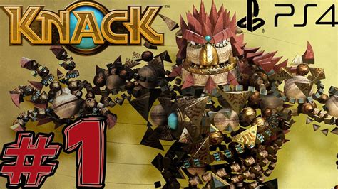 Knack Part 1 The Adventure Begins Ps4 Walkthrough Youtube