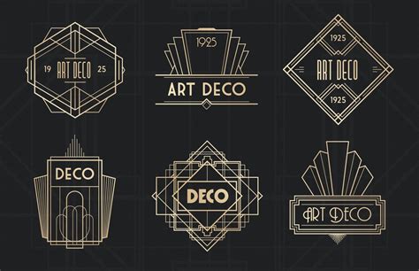 Art Deco Badges Art Deco Logo Art Deco Art Deco Interior