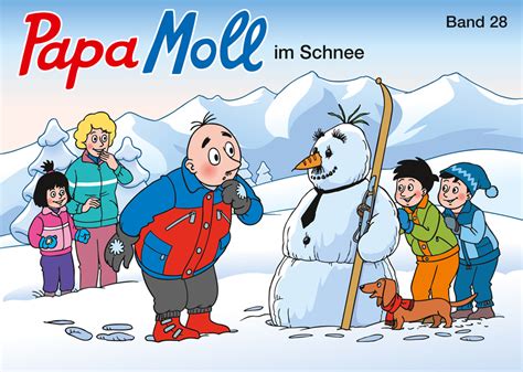 Bildergeschichten zum ausdrucken in der grundschule und in höheren klassen. Papa Moll im Schnee | Orell Füssli Verlag