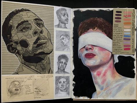 A Level Art Gcse Art Sketchbook Idea Inspo Inspiration Comic Art