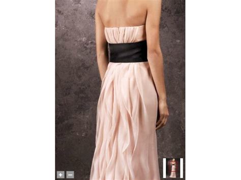 Used Other White By Vera Wang Bridesmaid Dress Champagne Stra