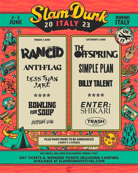 Slam Dunk Announce Festivals In Italy And France With The Kerrang