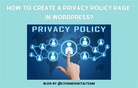 How To Create A Privacy Policy Page In Wordpress 2023 Ltheme