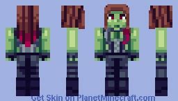 How to install the thanos infinity gauntlet addon? Gamora Minecraft Skin