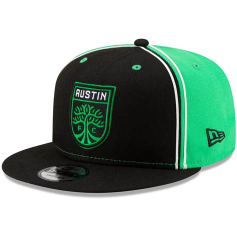 Mens Austin Fc New Era Black Jersey Hook 9fifty Snapback Hat