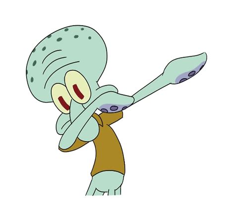 Squidward Dab By Jesabelle Redbubble