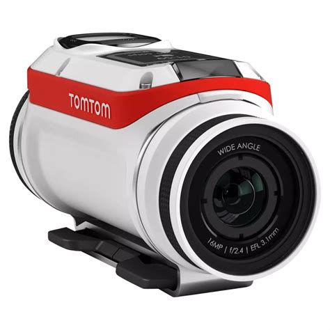 tomtom bandit action camera 4k ultra hd 16mp bluetooth wi fi with waterproof lens bike pack
