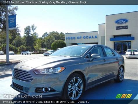 Dressed in the top titanium trim. Sterling Gray Metallic - 2013 Ford Fusion Titanium ...