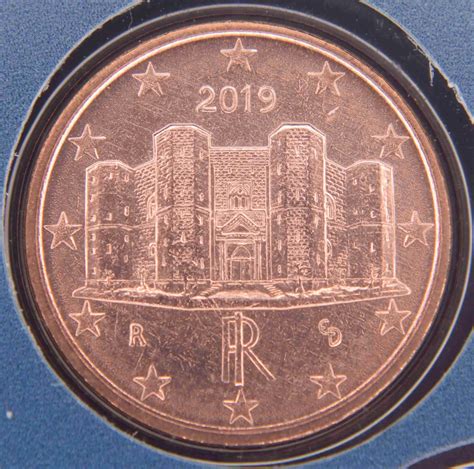 Italy 1 Cent Coin 2019 Euro Coinstv The Online Eurocoins Catalogue