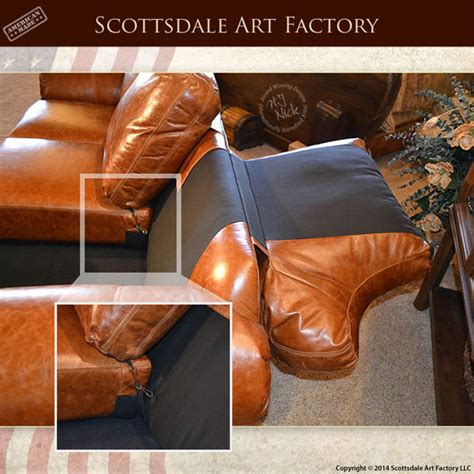 Traditional Custom Leather Sofa And Chair Set Custom Epidermis Hide