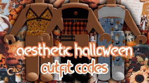 Aesthetic Halloween Outfit Codes And Links Roblox Youtube