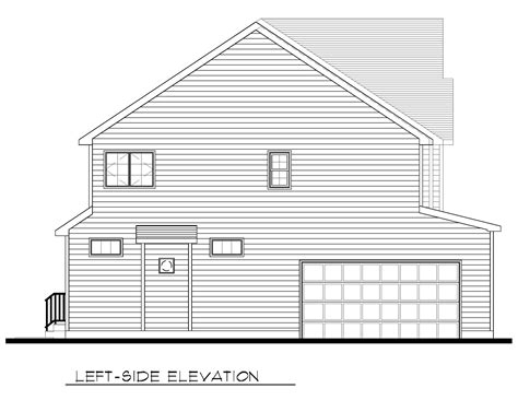 Left Side Elevation Premier Design Custom Homes