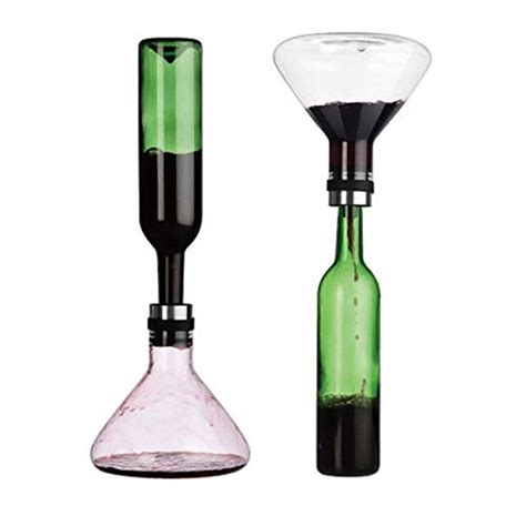 Buy Hansel 1000ml Lead Free Crystal Glass Wine Pourers With Built In