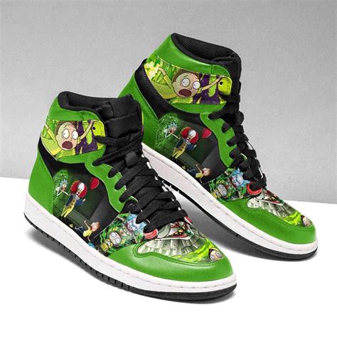 Custom Rick And Morty Personalized Air Jordan Shoes Inktee Store