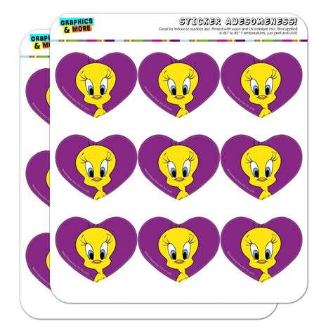 Looney Tunes Tweety Bird Heart Shaped Planner Calendar Scrapbook Craft