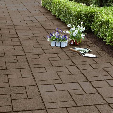 Heavyweight Recycled Rubber Pavers Cobblestone 18 X 18in