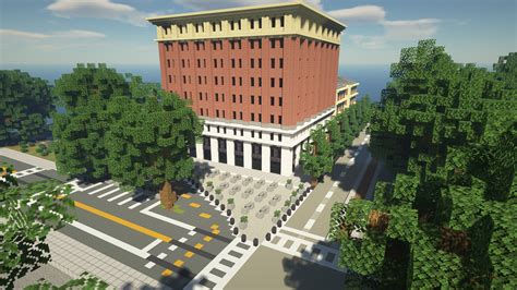 Downtown Brick Building Minecraft Map