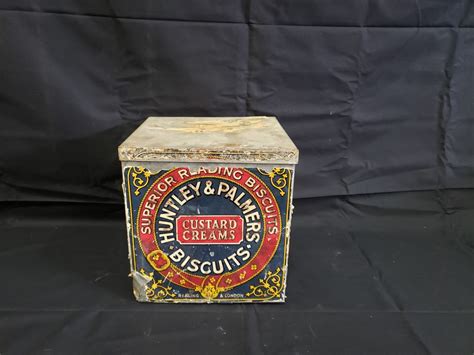 No Reserve Vintage Rare Collectible Biscuit Tin Huntley And Palmers