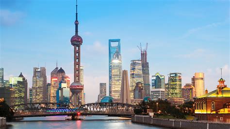 China Cityscapes Old Bridge And New Shanghai Wallpaper Download 5120x2880