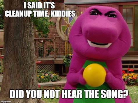 Scary Barney Memes Boslean