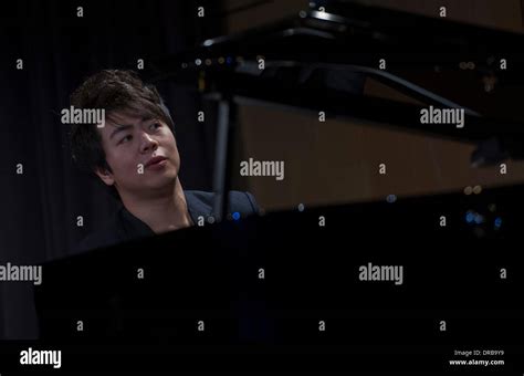 Los Angeles Usa 23rd Jan 2014 Chinese Pianist Lang Lang Performs At