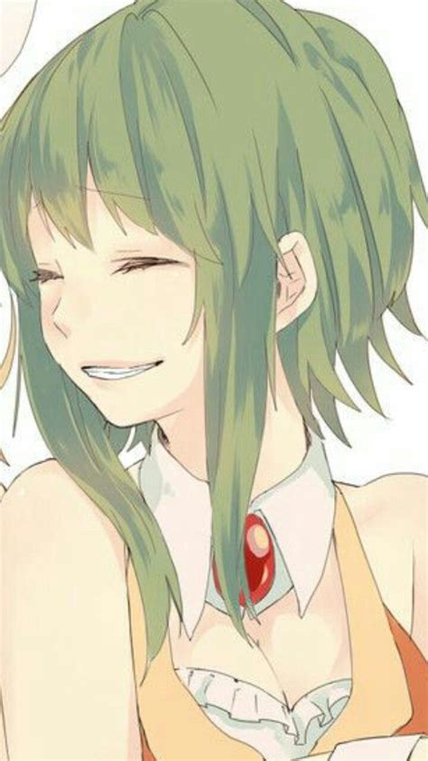 gumi vocaloid hatsune miku chica anime manga kawaii anime anime green hair hero songs