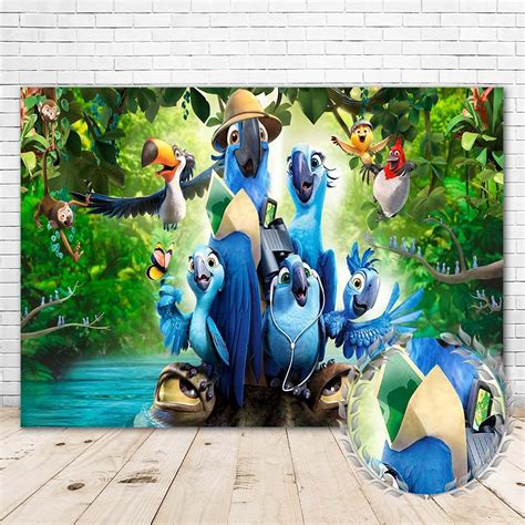 Buy Youran Jungle Safari Animals Baby Shower Backdrop 7x5 Tropical