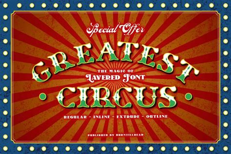 15 Best Circus Fonts For Fun And Creative Designs Gridrule