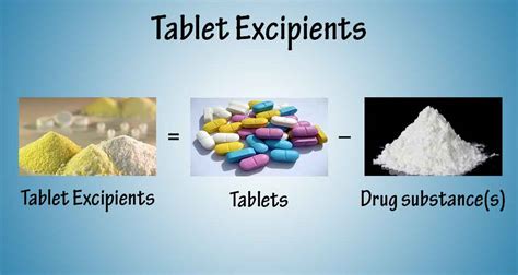 Pharmaceutical Excipients Used In The Manufacture Of Tablets