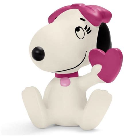 Peanuts Schleich Figurine Snoopy Belle With Heart 22030