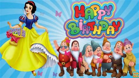 Snow White Happy Birthday Song For Children Youtube