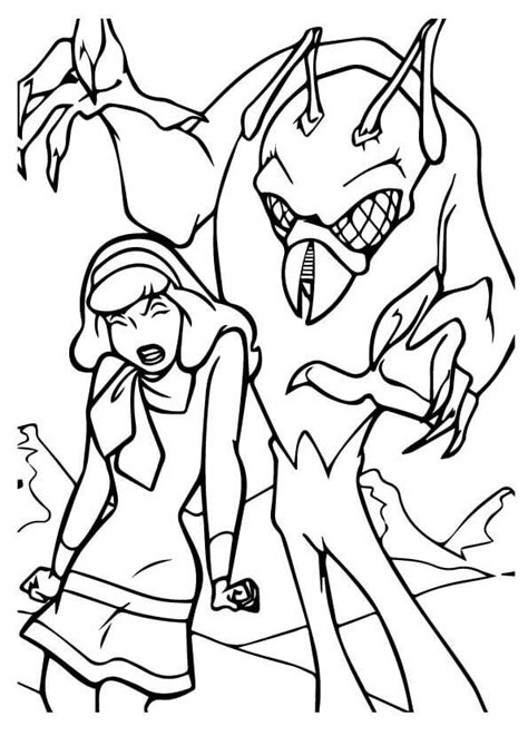 Daphne Blake Coloring Page Coloring Pages