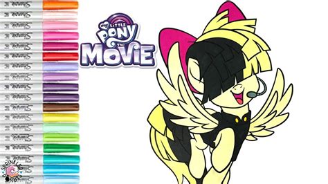 Embark on an unforgettable coloring journey with the mane 6! My Little Pony Coloring Book Page Songbird Serenade MLP ...