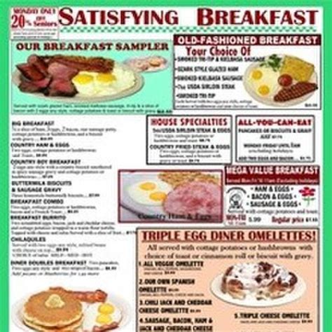 Richies Real American Diner Menu In Victorville California Usa