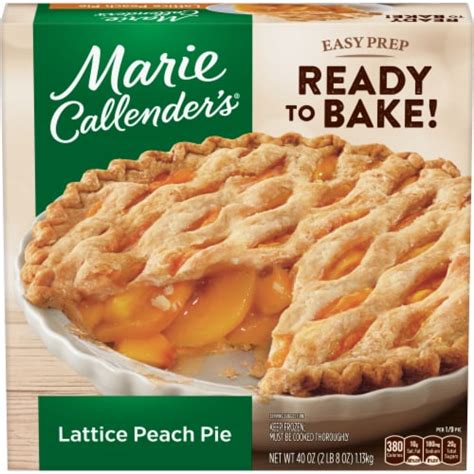 Marie Callenders Lattice Peach Pie 40 Oz Ralphs