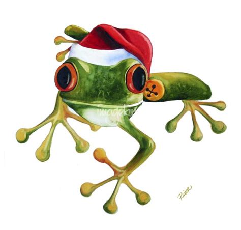 Christmas Frogs Pictures Clipart Best