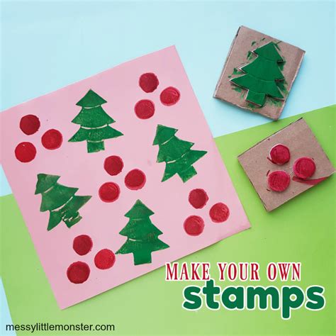 How To Make Your Own Stamp Messy Little Monster